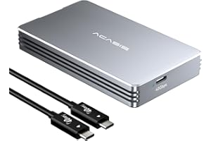 ACASIS 40Gbps M.2 NVMe SSD Enclosure,Tool Free Installation,TBU401 NVMe Enclosure for M1 Pro/Max,Compatible with USB4/3.2/3.1