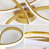 Comely Modern LED Ceiling Light 30W 3375LM 6500K Gold 30cm view 4