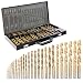 Twist Drill Set 230 pcs Bit Kit With Case 0.039''~0.512'' 4241 HSS DIN338 TITAN-Metal Storage Case primary