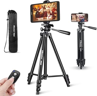 UBeesize 50 Extendable Lightweight Aluminum Tripod Stand