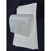 BANLTRE 12 x 24 Flat Packaging Mylar Sheet Milky Translucent PET Blank Stencil Making Sheet for Cutting, Cut Tool Template Material -Thick .01"/10 mil, 8 Sheets (Flat Packaging)