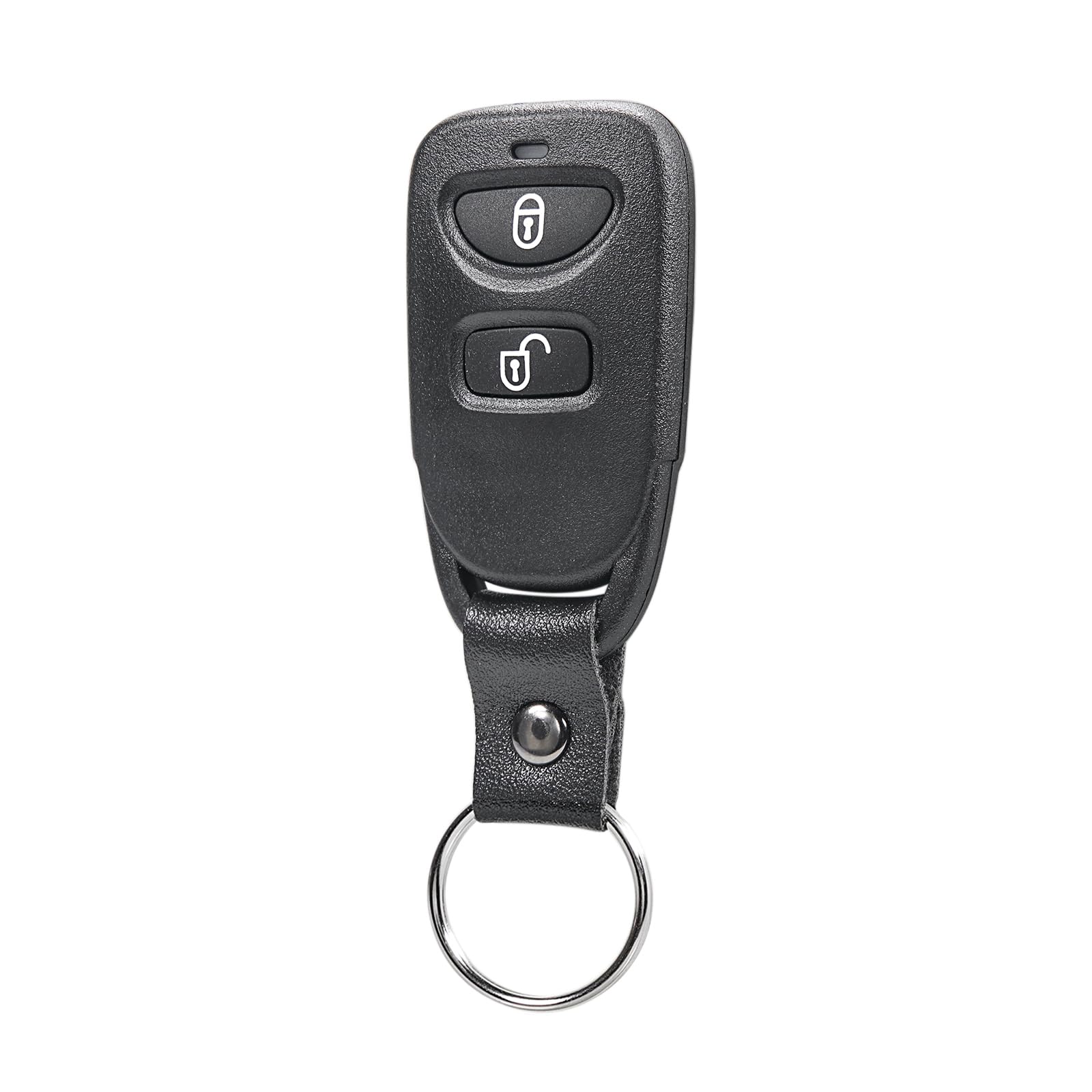 MACHSWON Car 2 Button Replacement Key Fob Case Keyless Entry Remote Key Shell Cover Black for Hyundai Tuscon 2005-2016 for Kia
