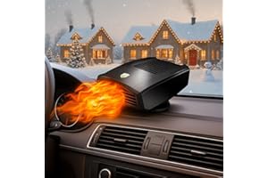 JXGKL 2025 Upgraded Car Heater, Portable Car Heater 12V150W Auto Heater Fan,2in1 Fast Heat Fan or Cool,Auto Car Heater Fast Heating360Degree Rotary Defogger Defroster (JX-8)