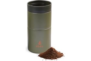 VSSL - Nest Pour Over Coffee Set | Coffee Maker for Camping | All-In-One Travel Pour Over | Transportable Dripper, 10oz Stainless Steel Travel Mug | Compact Storage & Adventure Ready | Deep Moss