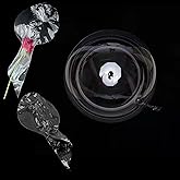 Clear Balloons for Stuffing, 15 Pack Wide Neck Pre Stretched Fillable BoBo Balloons for Stuffing