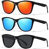 ELITERA Sunglasses Womens Polarized Sunglasses for Mens Womens Retro Mirror Lens for Driving Fishing UV400 Protection