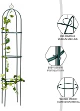 Crystals Garden Obelisk for Climbing Plants 1.9m Tall Metal Trellis view 6