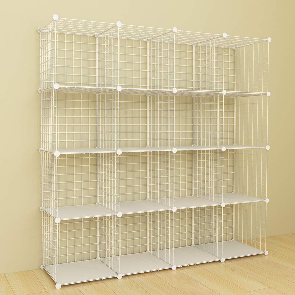 SIMPDIY Bookshelf Multifunction Spacesaving Metal Organizer Wire