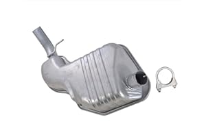 MAC AUTO PARTS 100% New Rear Muffler & Clamp Replacement Parts For Volvo 01-09 S60 / 01-07 V70 / 03-07 XC70 NEW