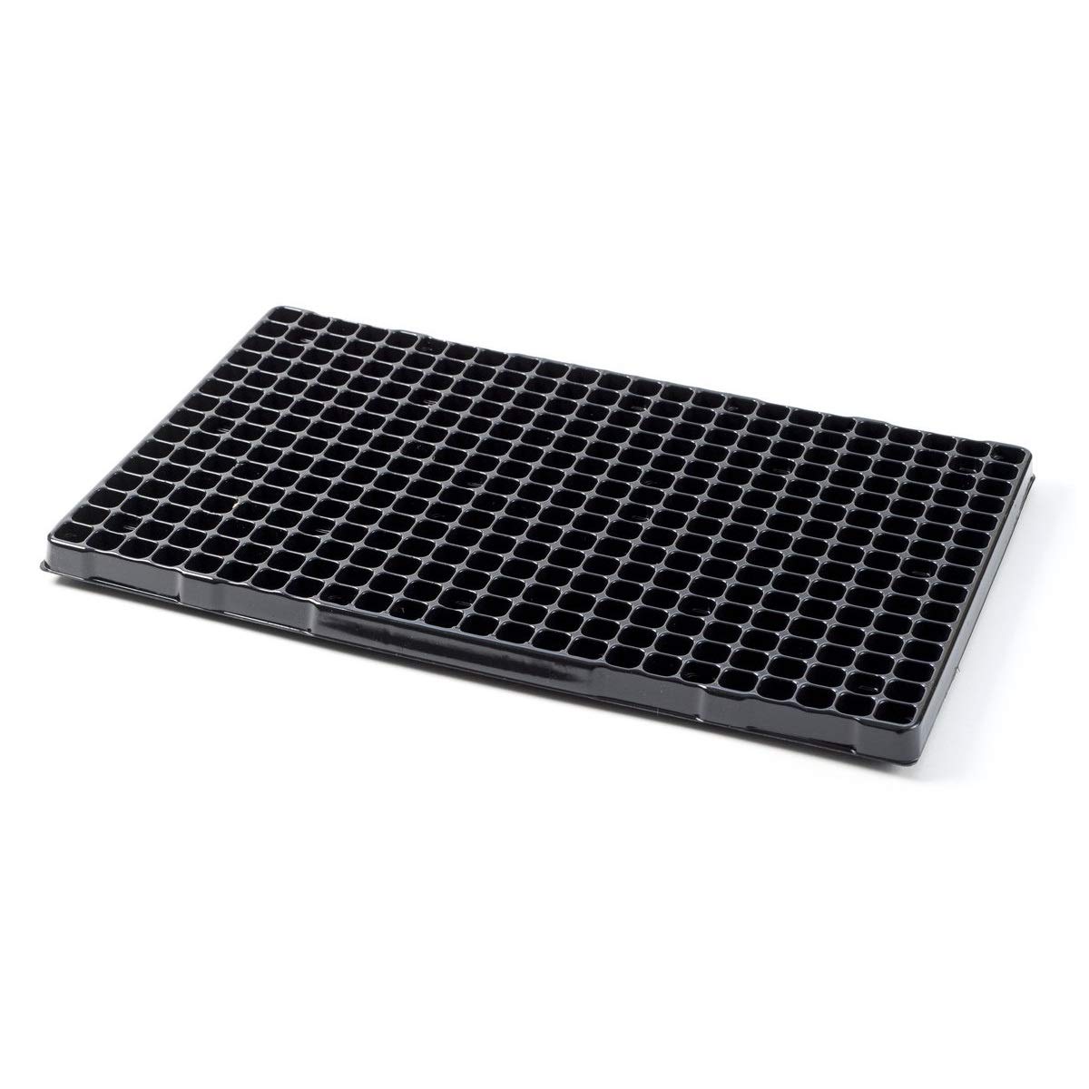 Nutley's 360-cell Modiform Plug Plant Seed Trays with Drainage Holes (Pack of 2), Black, 49 x 29 x 2.5cm