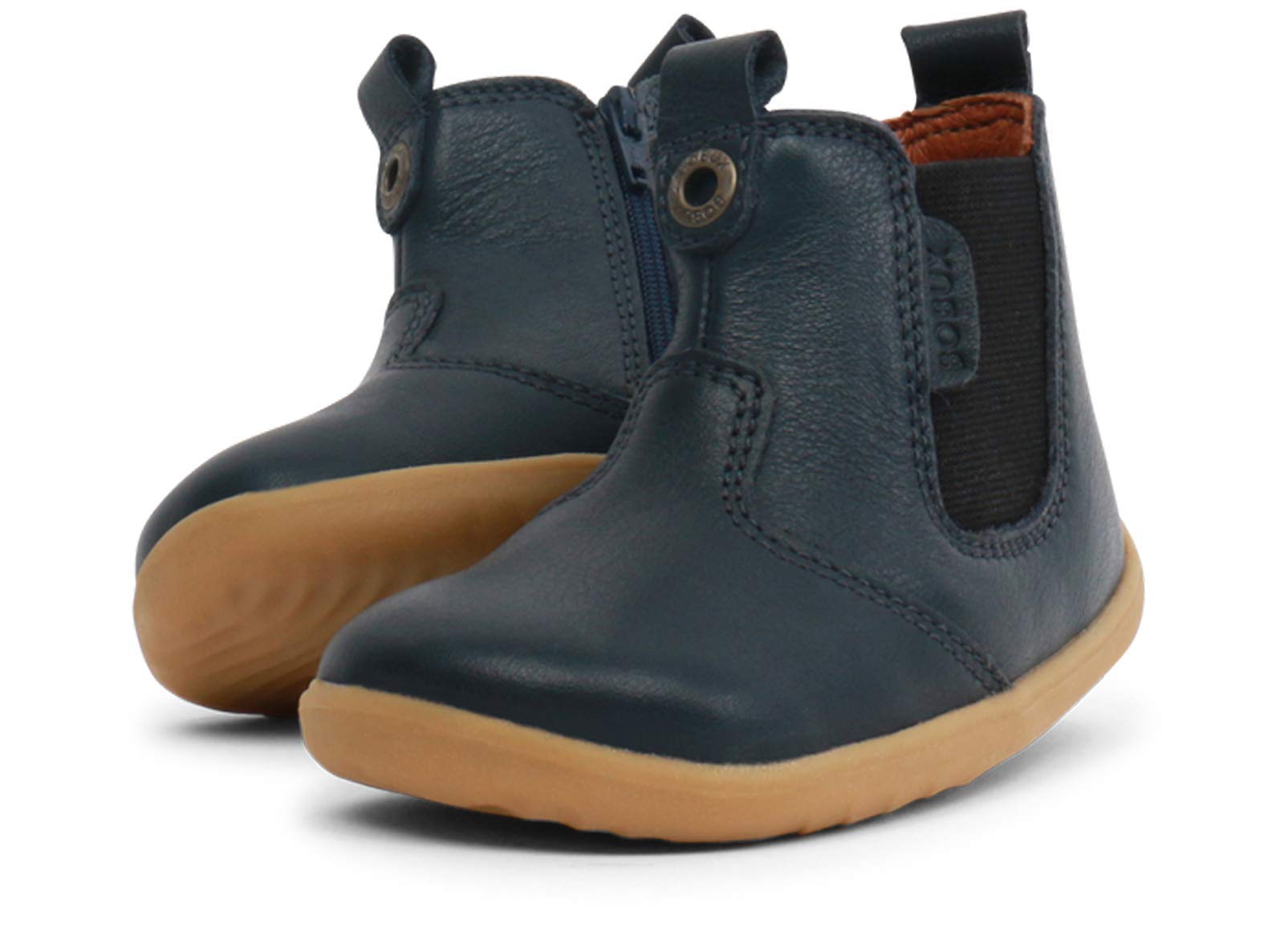Bobux Step Up Jodphur Boot Navy, First Walker Boots, Unisex Baby, Flexible, Non-Slip, navy, 18 EU