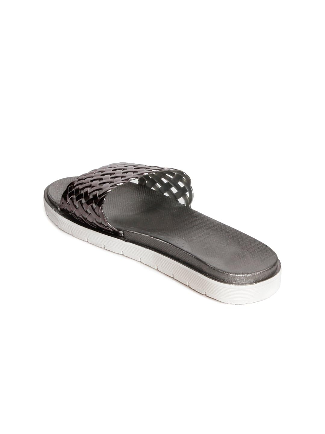 meriggiare women grey synthetic flats