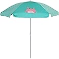 AMMSUN 5ft Seaside Beach Umbrella for Sand and Water Table - Kids Durable Umbrellas for children Beach Camping Garden Outdoor Play Shade