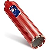 DaduoRi Premium 4" Wet Core Drill Bit for Hard Concrete with High-Density Diamond, Precision-Welded Segments, 1-1/4"-7 UNC x 14" Depth, Industrial Grade for Concrete Rebar, Brick, Masonry, Asphalt