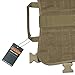 EXCELLENT ELITE SPANKER Tactical Dog Molle Vest Harness Training Dog Vest Handle with 2~3 Detachable Pouches(Brown-L)