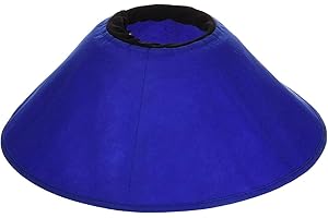 KVP EZ Soft Pet Cloth Recovery Collar, M Size Fits 7" to 15" Neck/6.5" Depth