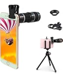 スマートフォン用カメラレンズ スマート携帯電話レンズ スマホ望遠レンズ 広角レンズ iphone レンズ Bak4プリズムＨＤ１８Ｘ望遠レンズ スマホカメラ 単眼望遠鏡 スマホ 望遠レンズ 三脚 月撮る可能 高画質 スマホレンズ 軽量ポータブル 多種フォンタイプ対応 食の撮影 iPhone/HUAWEI Android と iphone 98％ を サポート メーカー シャープと互換性がない 1年保証 30日間お試し返品保証