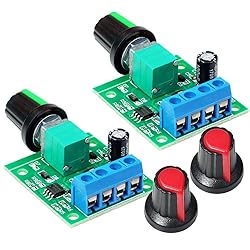 Gebildet 2pcs PWM Low Voltage Motor Speed