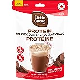 The Little Cacao Co. Protein Hot Chocolate – Milk Chocolate Flavor, 21 g Protein Per Serving, 0 g Added Sugar, Made with Sing