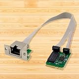 Lodokdre M.2 A+E 2.5G Ethernet Adapter 2.5G 1G 100M Multi-Gigabit Network Card view 4