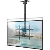 IMtKotW TV Ceiling Mount for Most 43-86 inch TV, Hold up to 132 lbs | Fits Pitched/Vaulted Roof, Max VESA 600x400mm, Adjustable Height Ceiling Mount TV Bracket with Swivel, Tilt