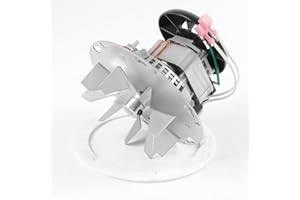 Barbqtime 812-4400 Exhaust Combustion Blower for PelPro PP130, PP60, PP70, Replacement Exhaust Blower Motor for Quadrafire/Quadra-Fire Castile & Santa Fe & Contour Pellet Stoves and Inserts