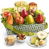 From You Flowers - Classic Cheese & Fruit Gift Basket for Birthday, Anniversary, Get Well or Celebration