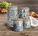 American Atelier Ceramic Canister Set (4 Piece), Blue/Gold
