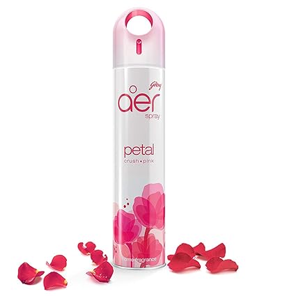 Godrej aer Home Air Freshener Spray - 240 ml (Petal Crush Pink)