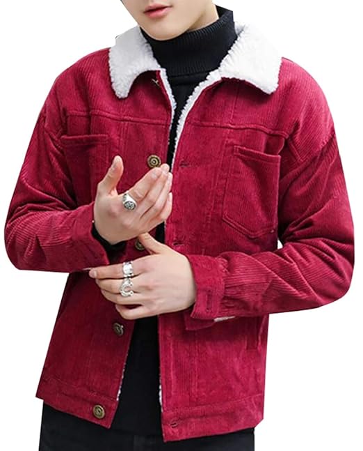 wine red denim jacket