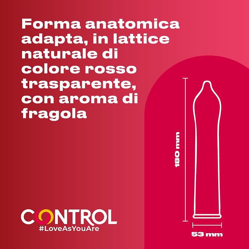 Strawberry Preservativi Aromatizzati alla Fragola in Lattice Naturale - 144 Profilattici