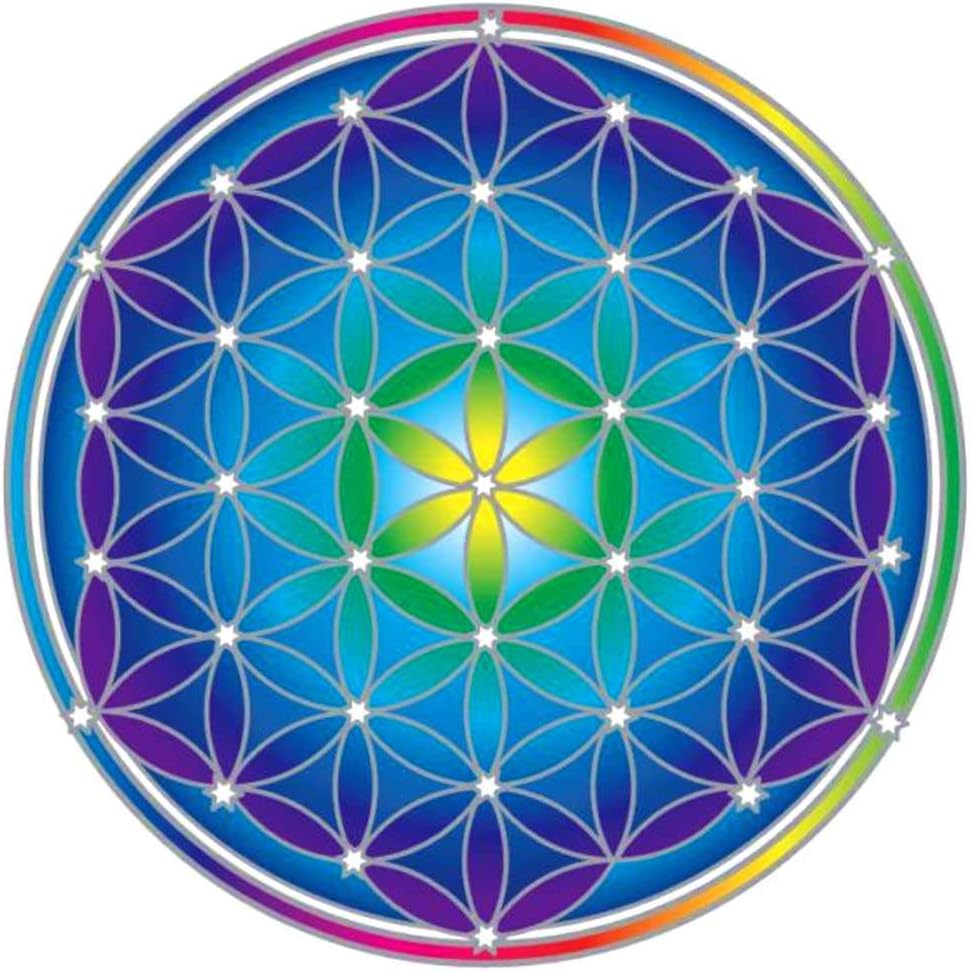 Flower of Life - Window Sticker/Decal (5.5" Circular)
