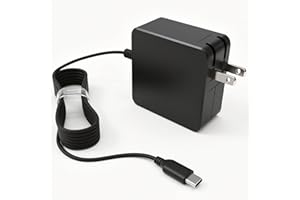 45w Chromebook Charger USB C Compatible with Asus/HP/Lenovo/Dell/Acer/Samsung/Google Chromebook USB C Fast Charging Computer 