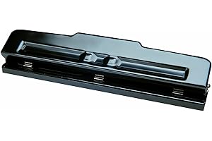 Swingline M12 Adjustable Economy Paper Punch, 2-3 Holes, 8-Sheet Capacity, Black (74003)