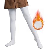 Century Star Girls Thick Fleece Lined Tights - Thermal Warm Leggings Toddler High Waist Winter Ballet Dance Tights