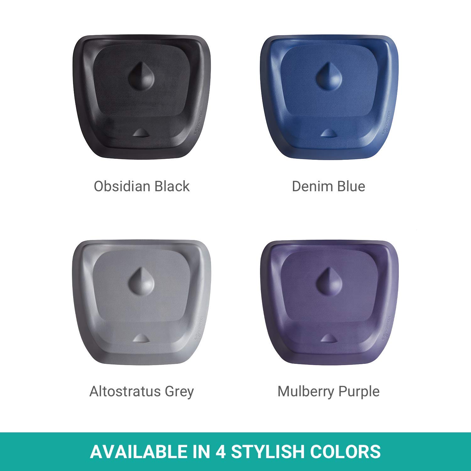 Topo Comfort Mat by Ergodriven The NotFlat Standing Desk Anti