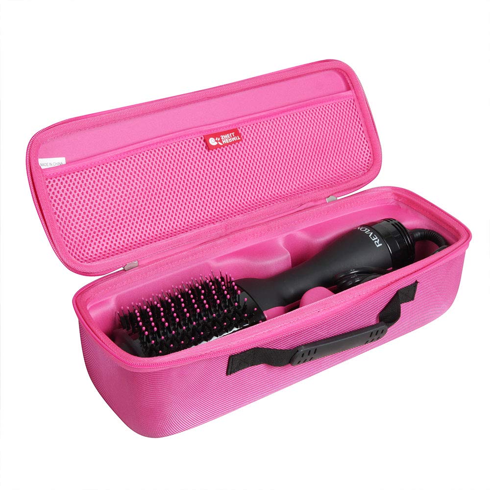 Hermitshell Hard Travel Case for Revlon Salon One-Step Hair Dryer And Volumizer Hot Air Brush (Rose Red)