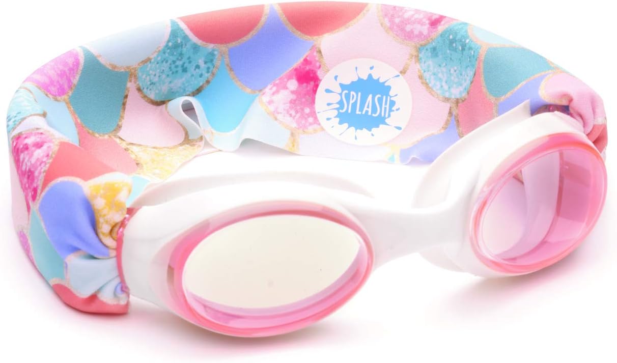 Splash Place KIDS SWIM GOGGLES with Fabric Strap - MERMAID, Age 3+