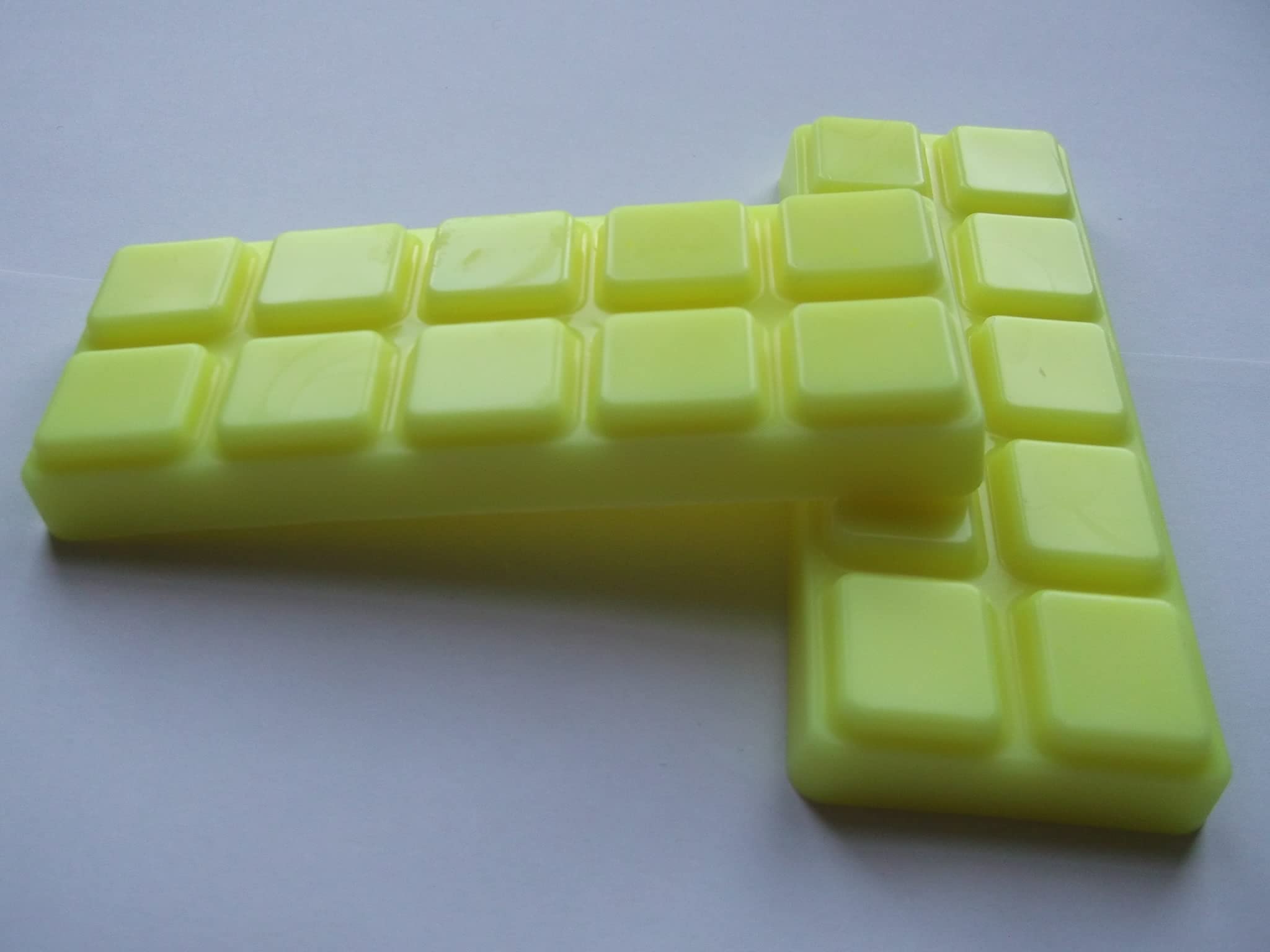 3 x Handmade 50g Lemon Sherbet Soy Wax Bar Melts Highly Scented Fragrance 10 Cell Snap Bars (Lemon Sherbet, 3 Bars)