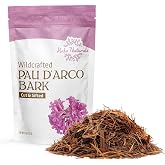 Halo Naturals Pau D'Arco Bark Cut &amp; Sifted Wildcrafted, 4 Ounces Resealable Pouch| Packaged in The USA