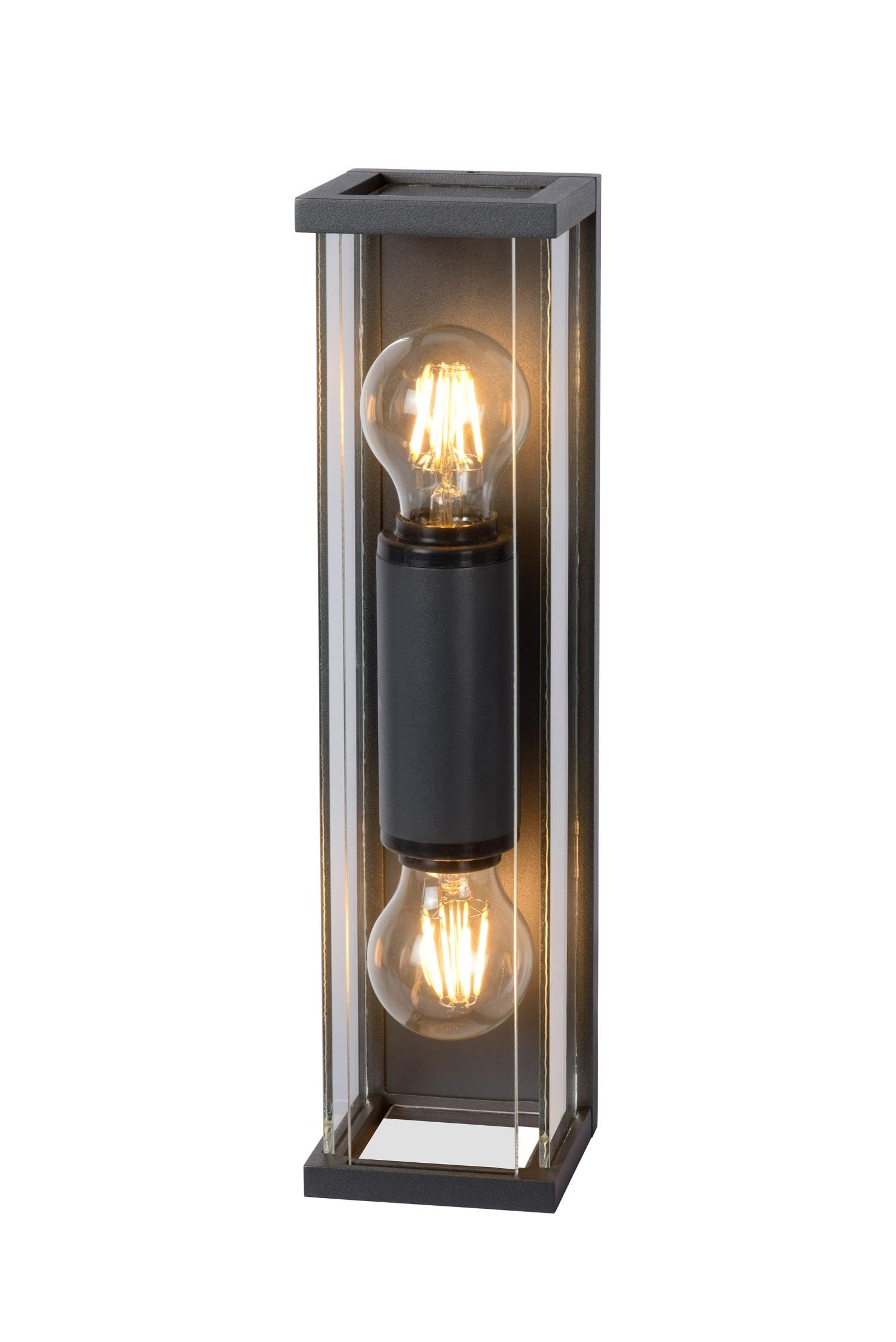 Lucide Claire MINI - Wall Light Outdoor - E27 - IP54 - Anthracite