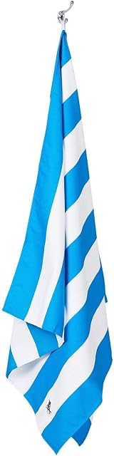 Dock & Bay Beach Towel Cabana Bondi Blue Large 160x90cm 100% Recycled view 4