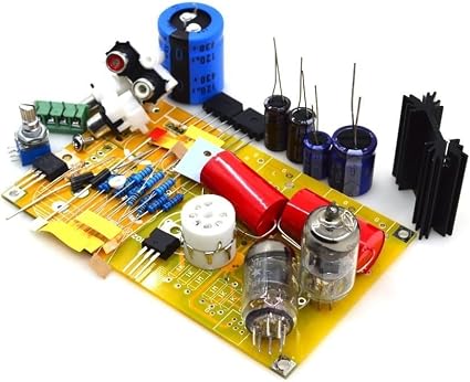 Amazon Com 6j1 Tube Preamplifier Kit Diy Vacuum Pre Amp Board Prt