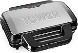 Tower Deep Fill Sandwich Maker 900W Extra Deep Non-Stick Plates T27013