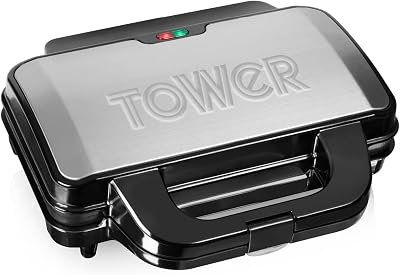 Tower Deep Fill Sandwich Maker 900W Extra Deep Non-Stick Plates T27013
