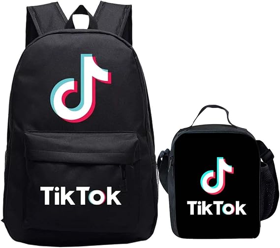 Tiktok Backpack Tik Tok Insulated Lunch Box for School for Kids Amazon