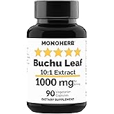 MONOHERB Buchu Leaf Extract 1000 mg - 90 Vegetarian Capsules