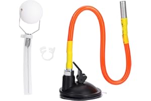 Table Tennis Ball Machine, Tables Tennis Sucker Robot PVC Adjustable Pong Balls Trainer Rapid Rebound Training Machine Pong B