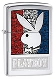 Zippo Playboy Red White and Blue High Polish