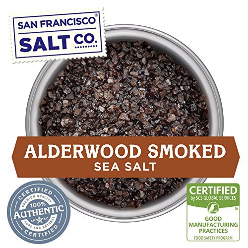 Alderwood Smoked Sea Salt 2 lb. Bag Coarse Grain by San Francisco